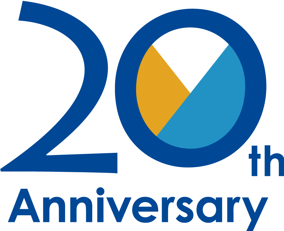 株式会社ストリームの20周年ロゴ画像